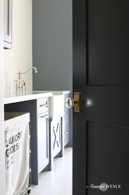 I frequently get asked to recommend a good white interior paint color. White Interior With Dark Doors Remington Avenue
