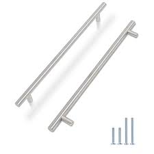 Get great deals on stainless steel black door door handles. Review For 100 Pack Probrico Black Stainless Steel Kitchen Cabinet Door Handles T Bar Drawer Pulls Knobs Diameter 1 2 Inch Single Hole 2inch Length