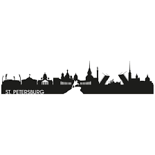 ˈsankt pʲɪtʲɪrˈburk ( listen) in 2008, the world monuments fund included the saint petersburg historic skyline on the watch list. Wandtattoo Skyline St Petersburg Wall Art De