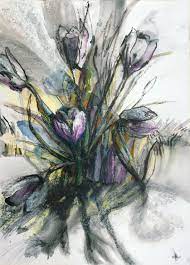 These Are Our Flowers Crocus Artmo