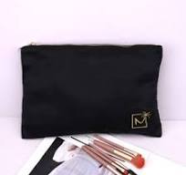 Black Zipper Plastic Bag Hair Extensions - Customizable