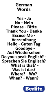 Learn German Language Classes And Online Lessons By Berlitz German Language German Words Learn German