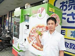 ピザの自動販売機を導入した谷口さん 広島市西区で ピザ 広島市 広島