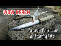 Maybe you would like to learn more about one of these? Cara Membuat Pisau Dari Gunting Bekas Youtube