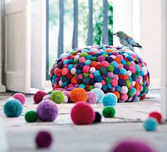 Myk Pom Pom Furniture Diy Pom Pom Pom Pom Crafts Colorful Diy