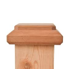 4x4 Original Wood Post Caps For Fences And Deck Posts Miterless Slip Over Post Cap Wooden Deck And Fence Post Wood Post Wood Fence Post Wood Fence Post Cap