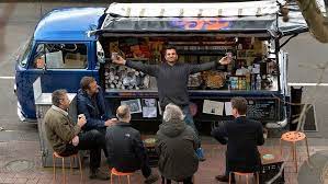 Michael Ibrahim Runs The Mobile Coffee Van Soul Kitchen Which Has Become An Institution On St Kilda Road Opposite The Arts Coffee Truck Coffee Van Vans Shop