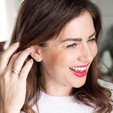 Custom Diamond Initial Stud Earrings Minichiello Jewellers