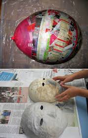 Pappmache Masken Selber Machen 12 Ideen Fur Faschingsmasken Pappmache Selber Machen Pappmache Basteln Faschingsmasken Basteln