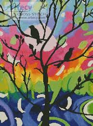 Below is a gallery of the bird cross stitch charts we have designed so far, all the patterns are available to buy at our artecy shop. Artecy Cross Stitch Birds In Tree Cross Stitch Pattern To Print Online