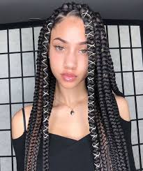 Instagram Kaylabylon Braided Hairstyles Box Braids Styling Curly Hair Styles