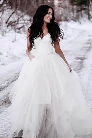 A Line Spaghetti Straps Asymetrical Wedding Dress With Lace Ball Gowns Wedding Wedding Dresses Simple Ball Gown Wedding Dress