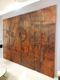 Rare Nerone And Patuzzi Monumental Four Panels Sculpture 1966 Wood Art Wood Wall Art Sculpture