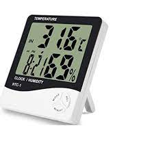 The thermometer turns blue if the room is too cold, red if it is too hot and yellow if the temperature is just right. Office Baby Room Used Wall Mounted Clock Digital Thermometer Hygrometer Buy Digital Thermo Hygrometer And Clock Digital Lcd Thermometer Hygrometer Digital Barometer Thermometer Hygrometer Product On Alibaba Com