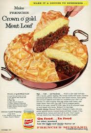 For many microwave oven owners, the most adventurous cooking from scratch they'll ever do is microwave egg poaching. Classic Crown O Gold Meat Loaf Recipe Meat Loaf With Mustard Meringue 1959 Vintage Recipes Retro Recipes Food