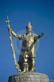 Inca King Atahualpa Tegninger