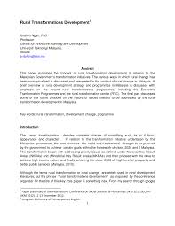 China open from the sidelines of the credit suisse asian investment. Pdf Rural Transformations Development A Review On Malaysia S Transformation Program