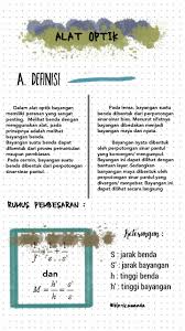 Catatan Esthetic Fisika Kelas 11 Belajar Fisika Maya