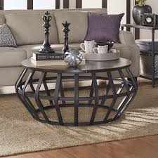 20 gastone marble end table side aluminum raw brass polished white artful desi. Weston Home Round Cage Shape Wood And Metal Accent Cocktail Coffee Table Walmart Com In 2021 Coffee Table Wood Round Metal Coffee Table Round Glass Coffee Table