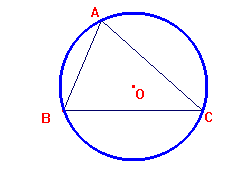 Resultado de imagen de circunferencia circunscrita