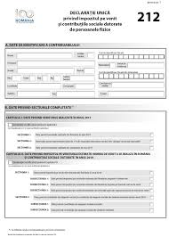 Sep 07 2020 11:15, started by alexacroft , sep 06 2020 21:10. DeclaraÈ›ia UnicÄƒ 212 Va Inlocui È™apte Formulare Fiscale Europa Fm