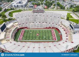 Aerial Views Of Memorial Stadium On The Campus Of Indiana