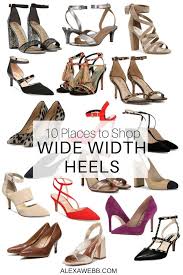 10 Places To Shop Wide Width Heels Alexa Webb Wide Width Heels Womens Wide Shoes Wide Dress Shoes