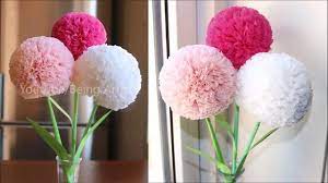 How To Make Round Tissue Paper Flower Diy Paper Craft Tissue Paper Flowers Diy Paper Flowers Diy Paper Flower Tutorial
