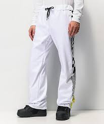 686 track pant white 10k snowboard pants