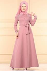 Modaselvim Elbise Dantel Detay Tesettur Elbise Pl828 Pudra Elbise Elbiseler The Dress