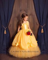 Belle is her favorite princess. Belle Dress Princess Belle Tutu Dress Belle Costume Beauty And The Beast Belle Dress Belle Tutu Belle Costume