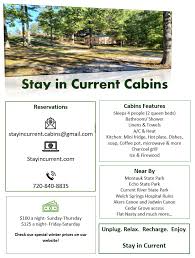 Visit big spring national park located minutes away, canoe, tube, raft or boat the current river or. Stay In Current Cabins Home Facebook