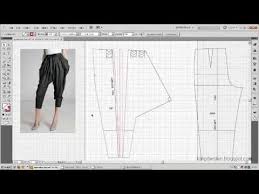 Model Uygulamali Pantolon Kalibi 5 Pants Pattern Overlay Model Applied 5 Pantolon Dikis Desenleri Dikis Teknikleri