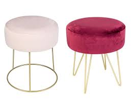 Livarno Living Sitzhocker Samt Lidl De Sitzhocker Hocker Metallgestell