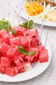 Watermelon Salad Via Babyshowerideas4u Babyshowerideas Baby Shower Ideas For Boy Or Girl Comidas Para Cha De Bebe Cha De Bebe Simples Receitas