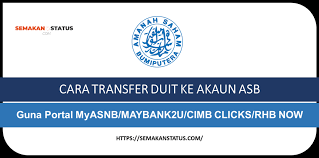 Klik pada bahagian add untuk tambah akaun asb anda. Cara Transfer Duit Ke Akaun Asb Guna Portal Myasnb Maybank2u Cimb Clicks Rhb Now Semakanstatus