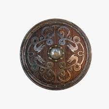 Fantasy Viking Shield 3d Model Viking Shield Viking Shield Design Medieval Shields