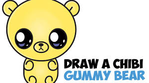 Doodling is for fun, but who says you can't indulge yourself with a. How To Draw A Cute Chibi Kawaii Cartoon Gummy Bear Easy Step By Step Drawing Tutorial For Kids How To Draw Step By Step Drawing Tutorials