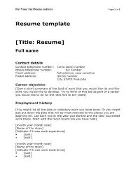 Our resume format experts give you the best tips and tricks to write your resume and land your dream job. 14 Simple Resume Examples Templates In Word Indesign Publisher Pages Photoshop Illustrator Examples