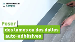 Leroy merlin is involved in improving housing and living environment of people in the world. Comment Poser Des Lames Ou Des Dalles Auto Adhesives Leroy Merlin Youtube
