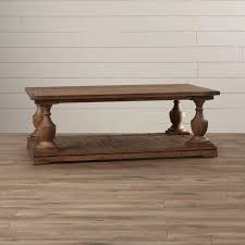 Orval Solid Wood Floor Shelf Coffee Table With Storage In 2020 Coffee Table Solid Wood Coffee Table Coffee Table With Storage