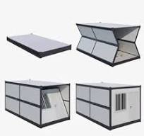 Portable 40 Footshipping Flat Pack Container Foldable Prefabricated  Container House Foldable Container
