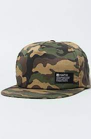 Matix The Fireside Snapback Cap In Camo Hats For Men Swag Hats Cap