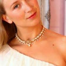 VICTORIA Necklace Antique Silver, Wedding Necklace, Bridal Necklace, Choker  Necklace, Pearl Necklace, Gift for Her