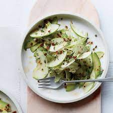 Fennel Apple And Avocado Crudo Recipe Recipe Wine Recipes Dinner Party Starters Appetizer Recipes