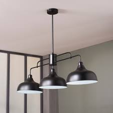 Voir plus d'idées sur le thème luminaire interieur, luminaire, leroy merlin tapis. Suspension E27 Style Industriel Lincoln Metal Noir 3 X 40 W Corep Leroy Merlin