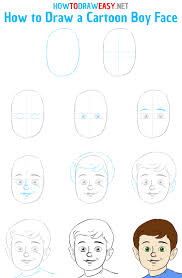 After that, lets draw a beautiful and attractive drawing. How To Draw A Cartoon Boy S Face How To Draw Easy