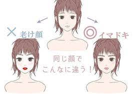 同じ顔でこんなに違う 老け顔メイクを大人の垢抜けメイクにチェンジ 趣味女子を応援するメディア めるも 老け顔 顔 垢抜け