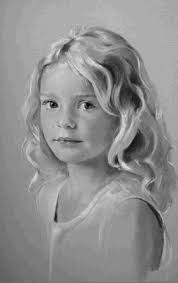 Beckett, Robert, 'Child,' charcoal and chalk