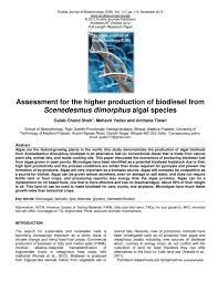 A typical mechanism of acid catalyzed transesterification of vegetable oils. Full Article Pdf